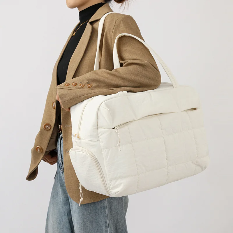Новая сумка для фитнеса, пуховая сумка, женская дорожная сумка для выходных, дорожная ручная сумка для ночного багажа