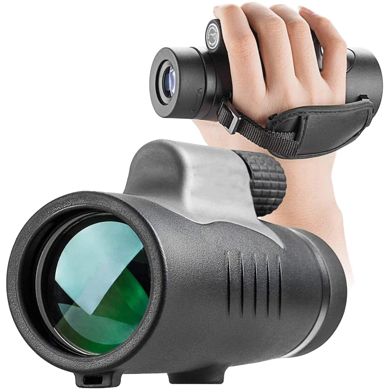 

10x 42 Professional HD High-Power BAK4 Metal Outdoor Travel Telescope Waterproof Anti-Fog Microlight Night Vision for Optimal