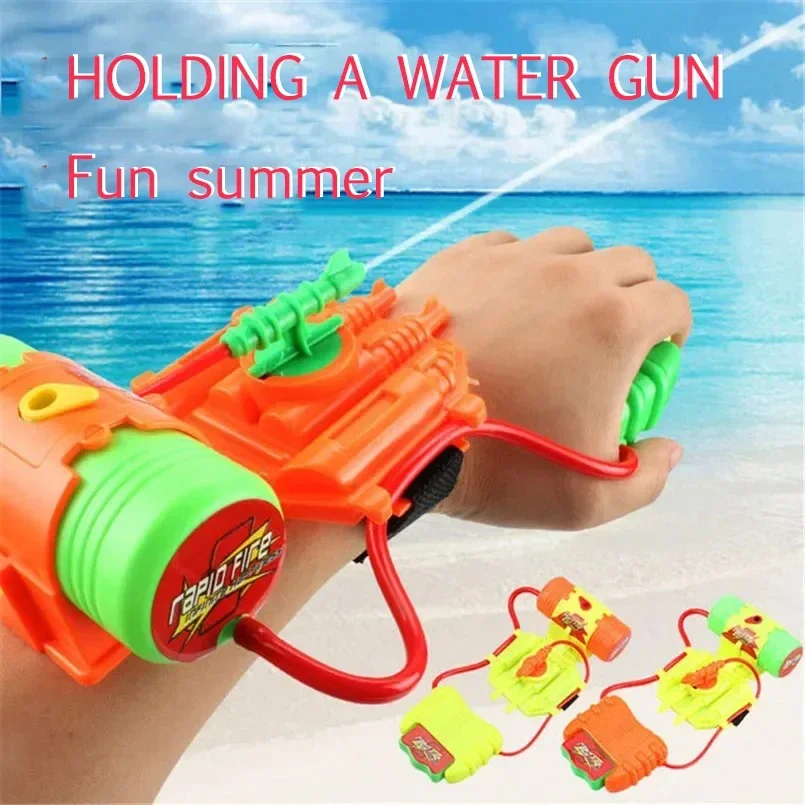 Pistola de água esportiva para meninos, brinquedo portátil para brincar na praia ao ar livre, presente divertido e emocionante para dias de verão inesquecíveis de aventura