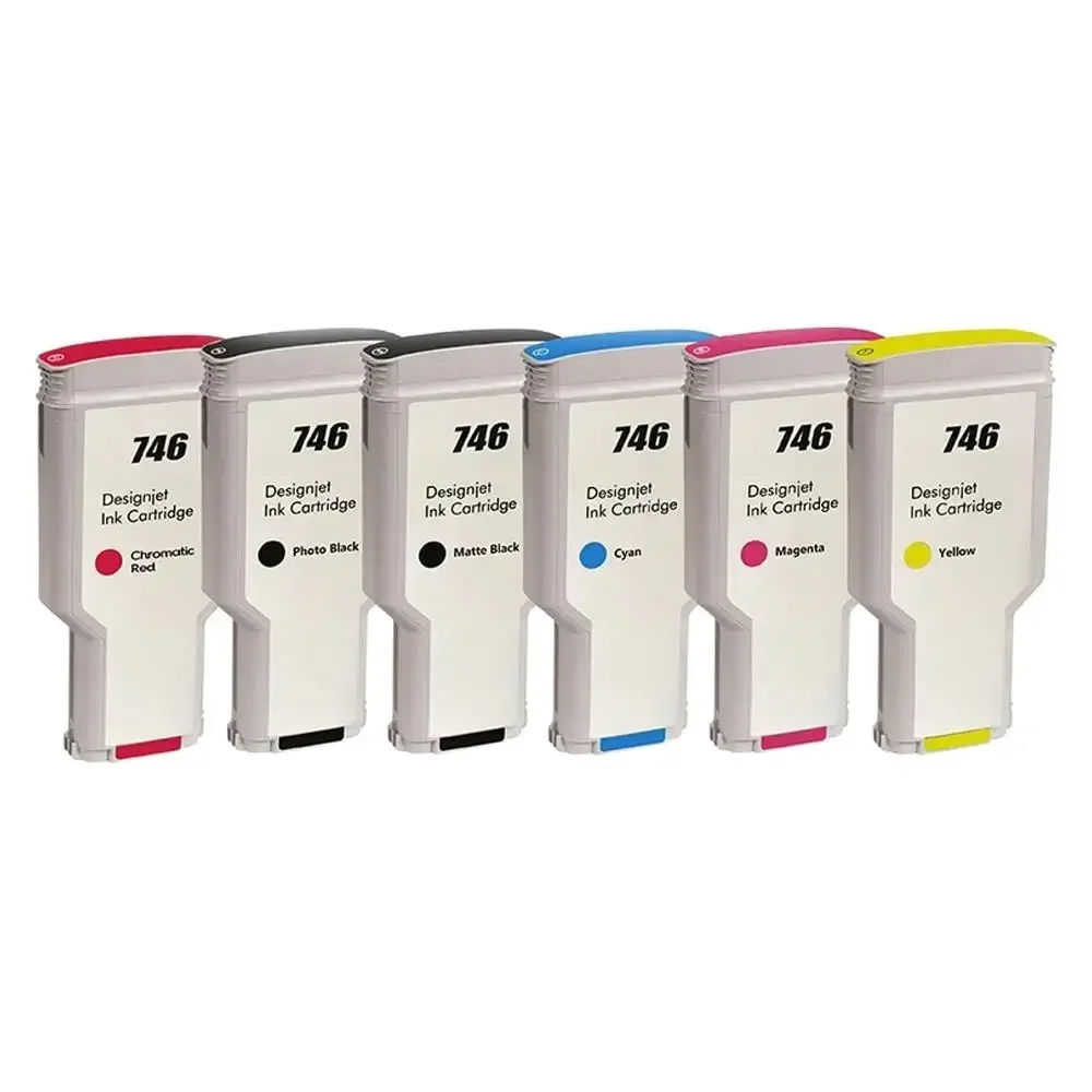 746 Premium Compatible Color Remanufactured Ink Cartridge for HP746 for HP DesignJet Z6 & Z9+ printer