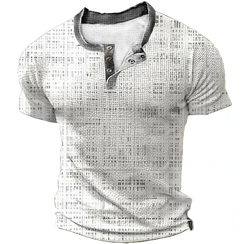 Herren Atmungsaktives Sommer-Poloshirt Outdoor Freizeit Sport Kurzarm-T-Shirt V-Ausschnitt Design Alltägliche Ausgehmode Oberteil – Detail 14