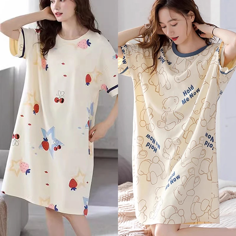 1 + 1(2) Sleeping one-piece lovely character pajamas homeware OP1861