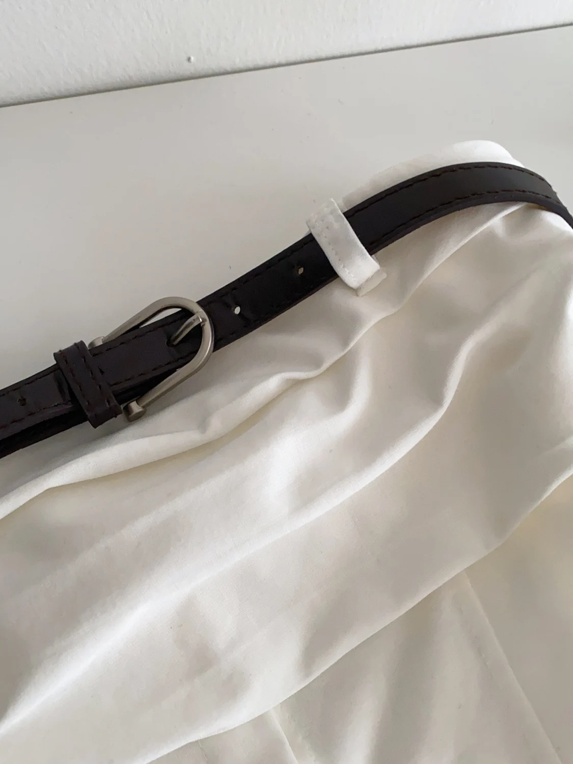 Slim Fit Tank Top Women's Belted Strapl Vest Pure Color Single Button Casual Wear Polyester Fiber Trendy Autumn Winter