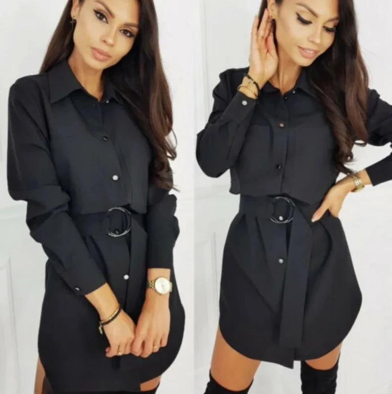 

Open Cardigan Soft Silk Solid Color Sleeveless Short Dress Black Shoulder Bared Women's Shirt V-neck Princess Sleeve