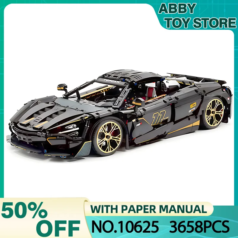 

Новый GULY 10625 MOC 1:8 Технический RC Power Спортивный автомобиль Модель гиперкар Строительные блоки Кирпичи Головоломки Игрушки Рождественский подарок для детей