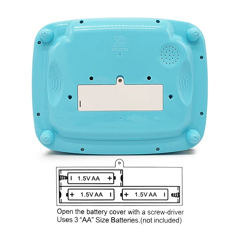 Kids Tablet Multifunctional English learning machine with LED Screen Early Development Interactive Electronic Toy for Boys Girls