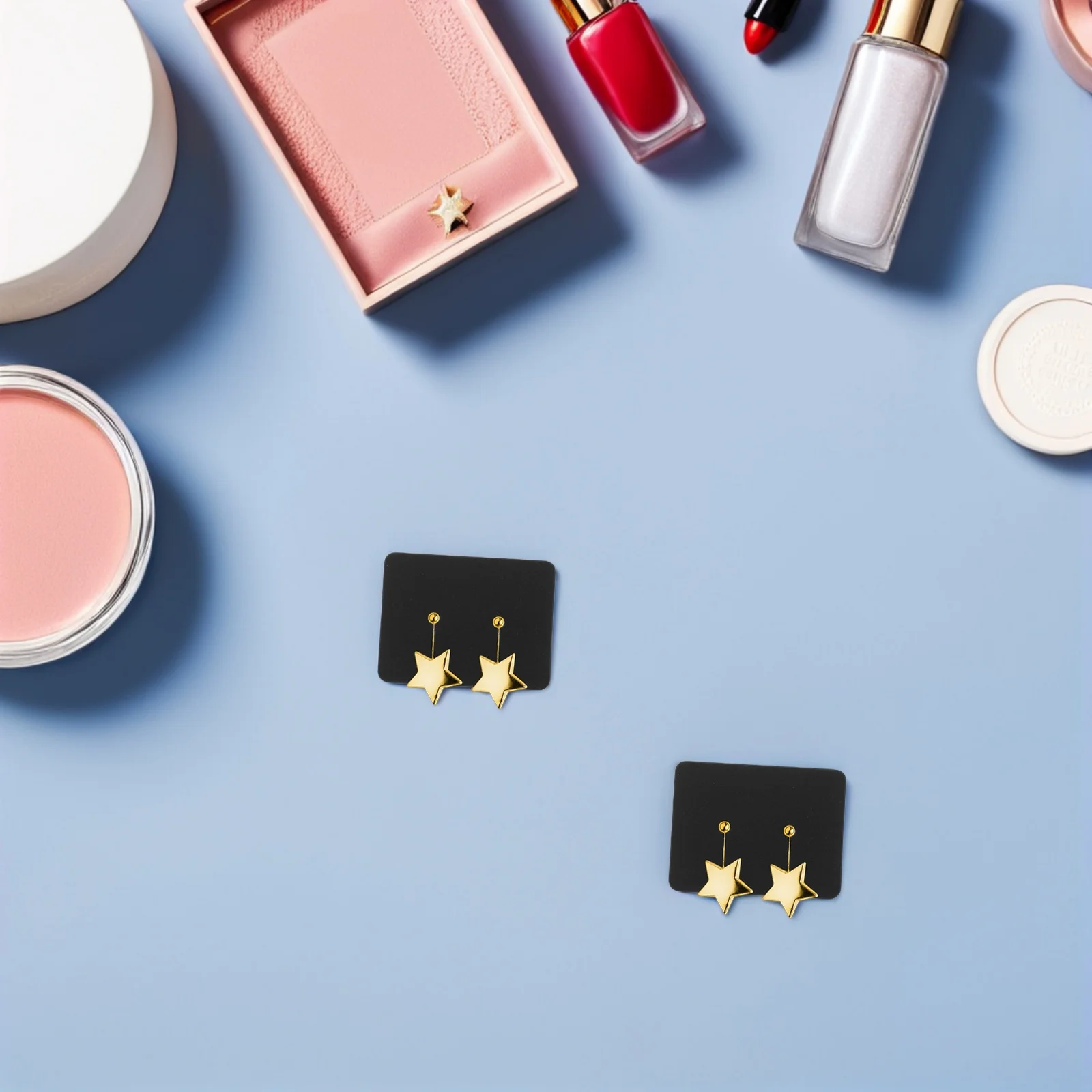 300 قطعة بطاقات عرض القرط فارغة كرافت ورقة علامات المجوهرات مع ثقوب لبيع أقراط استرخى لتقوم بها بنفسك الحرفية التعبئة والتغليف