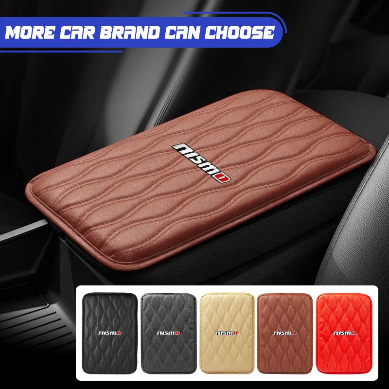 

Car Armrest Mat Center Console Leather Protection Cushion For Nissan Tiida Teana ALTIMA SYLPHY MURANO KICKS QASHQAI GTR