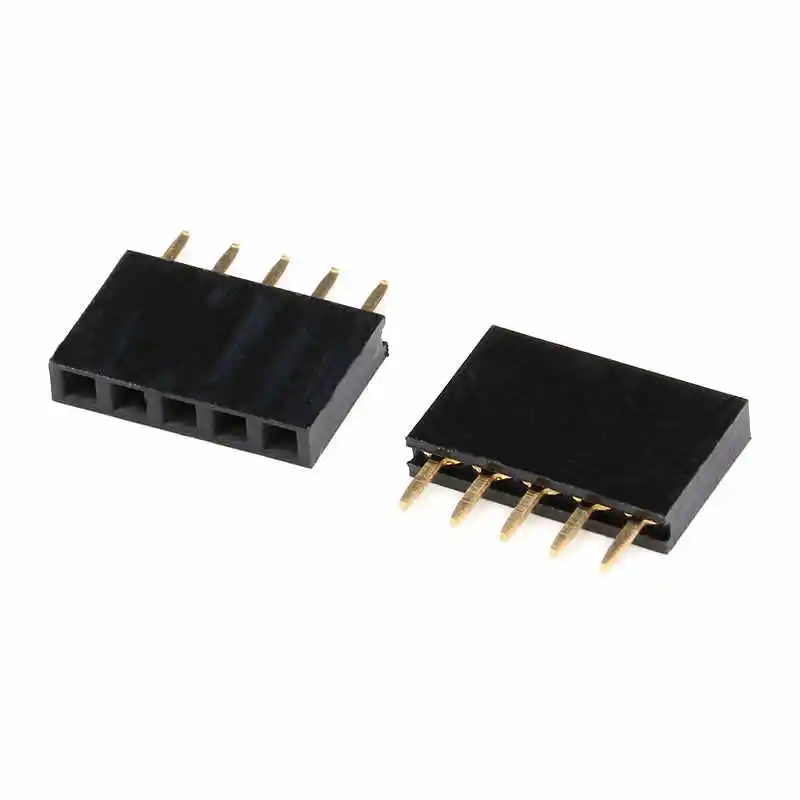 2.54MM Pitch Female Header Single Row Female Header Pin Socket 1*2P/3P/4P/5P/6P/7P/8P/10P/12P/40P