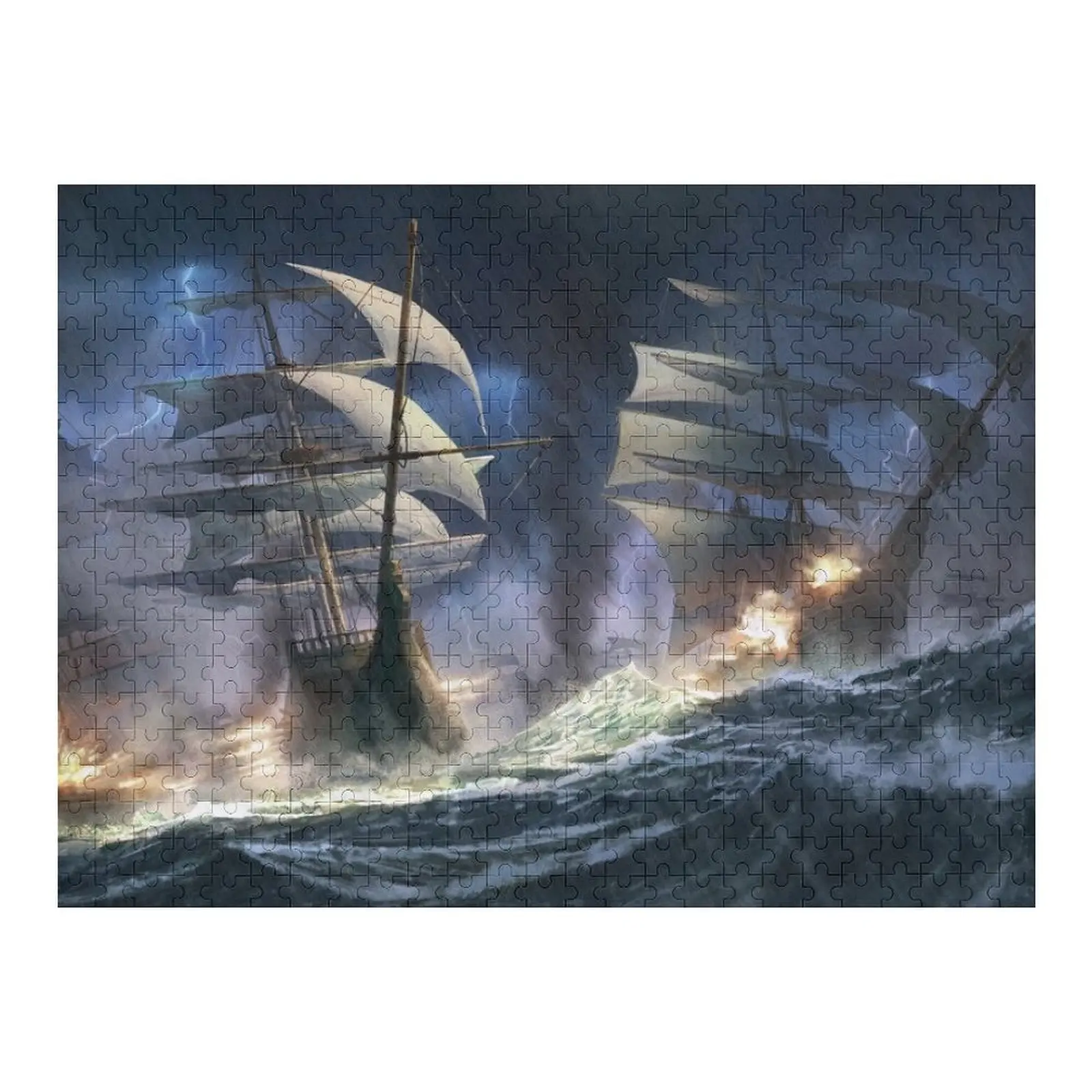 

Storms Make Sailors by Shen Fei Jigsaw Puzzle Children Personalized Baby Toy Puzzle