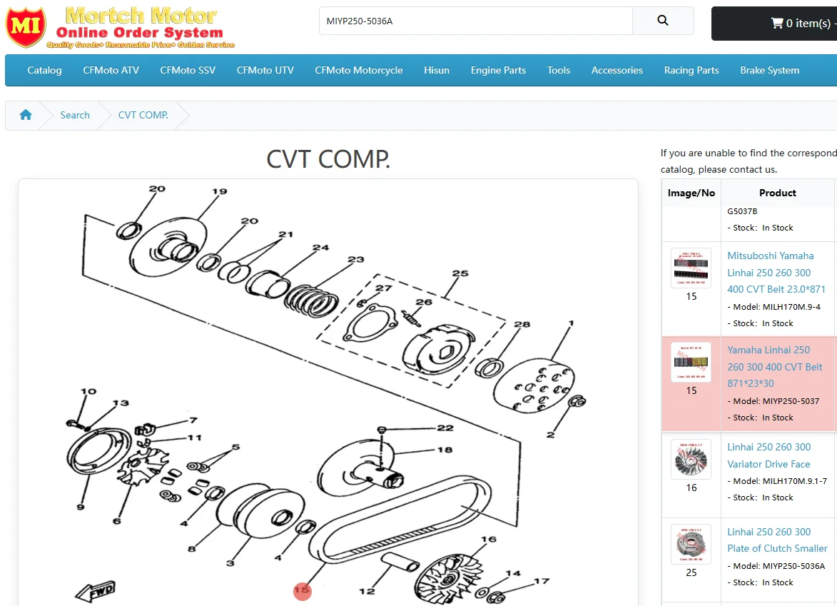 

Ремень вариатора CVT 871 23 30 для скутеров, картов, багги и квадроциклов Yamaha, Linhai, Manco, Talon 250CC, 260CC, 300CC, 400CC (871*23*30)