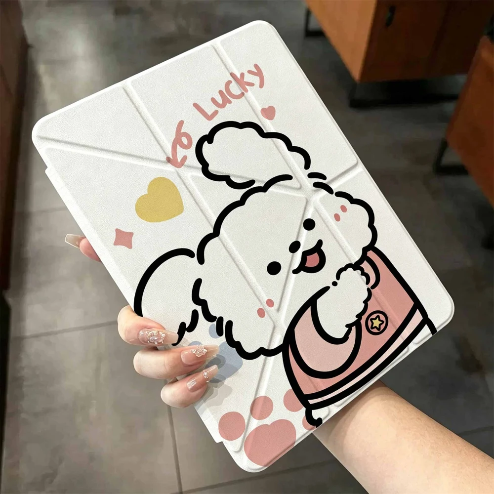 Trending Lucky Rabbit For IPad Mini Air Pro 13 12.9 11 10.9 10.5 10.2 9.7 8.3 7.9 inch 5 6 7 8 th Pen Slot Tablet Case