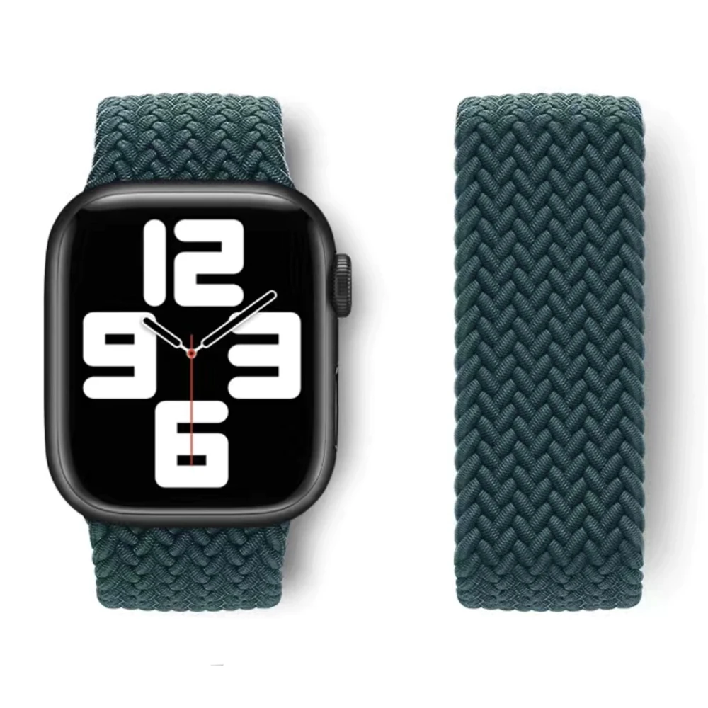 Band For Apple watch 10 46mm 42mm 44mm 45mm 40mm 49mm 38 41mm bracelet correa Braided iWatch Series Ultra 9 7 8 5 SE 6 Strap