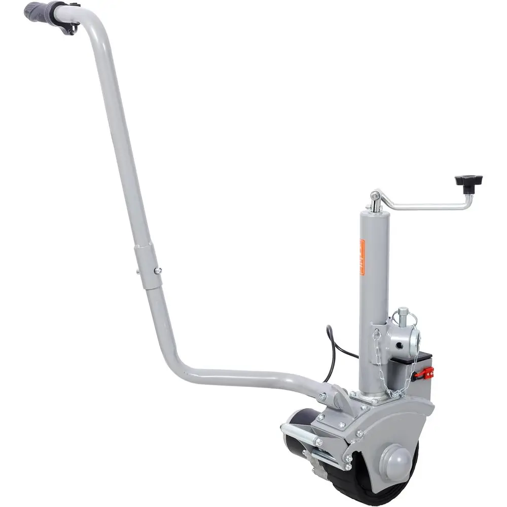 

12V 350W Electric Trailer Dolly for 5000lbs, 22ft/min Speed, Adjustable Height, 8 Rubber Tires