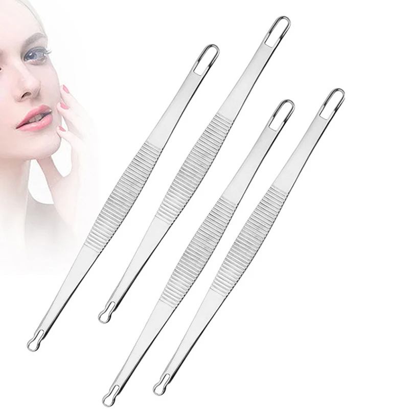 1PC Double Headed Acne Needle Blackhead Remover Cleaner Acne Stainless Steel Blemish Needle Spot Extractor Skin Care Tool