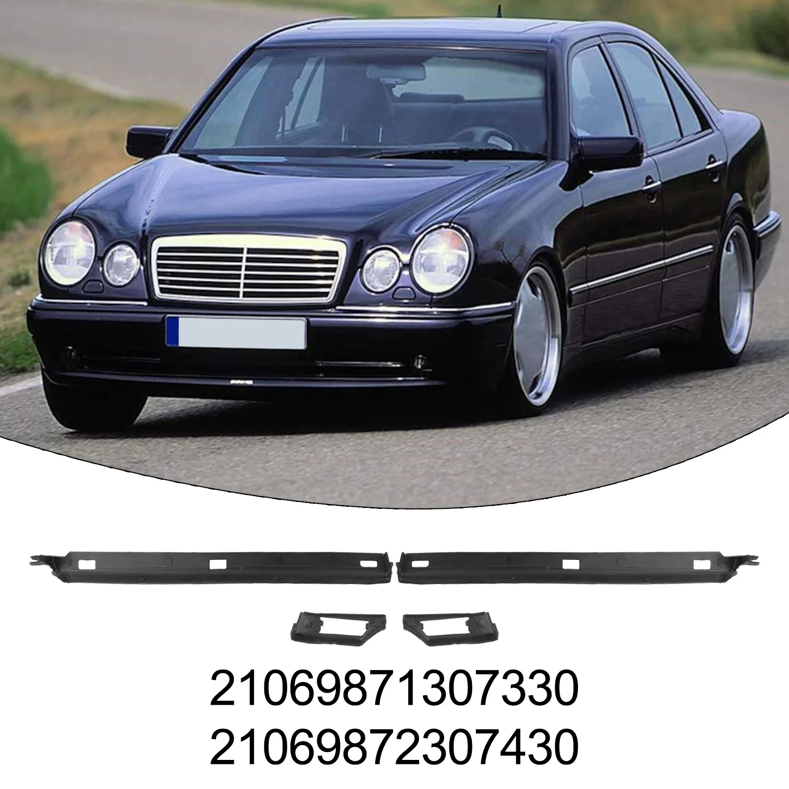 4 قطعة SFor Et of Front FFor EndFor Er SFor Eals لـ MFor ErcFor EdFor Es BFor Enz للفئة E W210 من عام 1996 إلى 2002