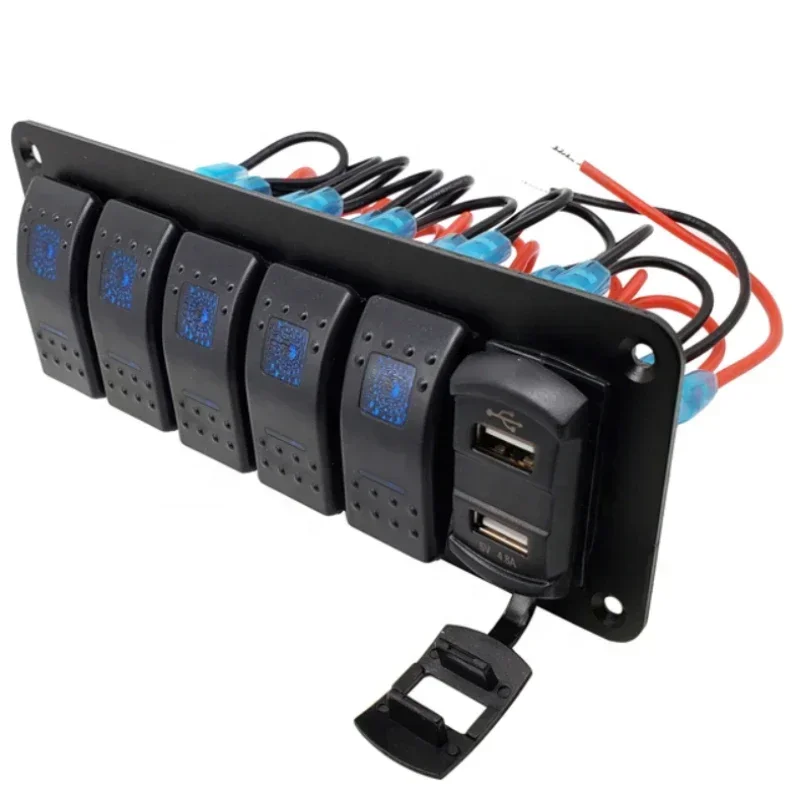 

Best Seller FirstGang Switch Panel 12V Accessories Panel Marine Boat Digital Gauge Instrument Panel Marine For Yacht