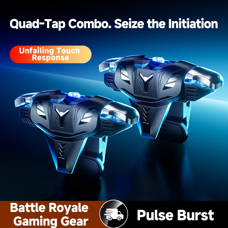 Tablet Mobile Phone Game Button Burst Pulse Button Machine Is Suitable for PUBG Mobile Phone Fire Aim Shoot Gaming Accessories