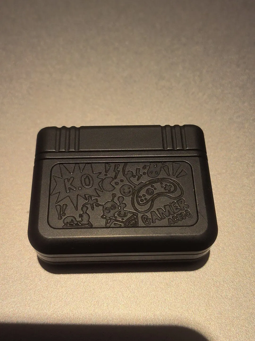 Used EDC Acedc Game Cassette Push Card, Contra Push Card, Zirconium Alloy Material