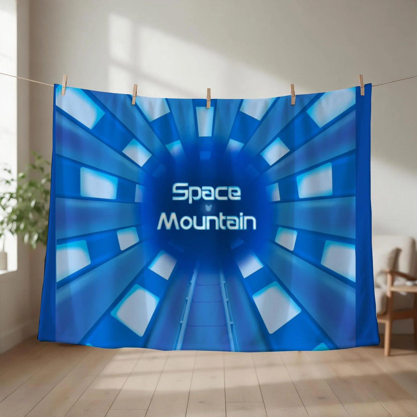 Tunnel to Space Throw Blanket Single Summer Beddings Softest Giant Sofa Blankets