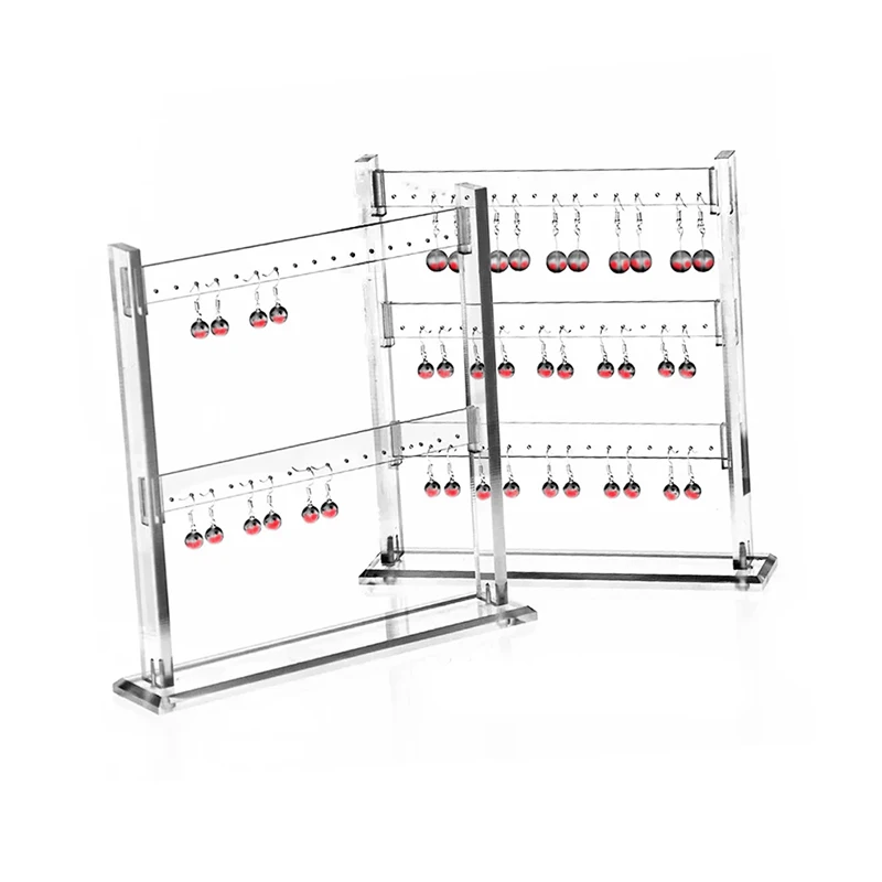 

Acrylic Earrings Ear Studs Necklace Jewelry Display Rack Stand Organizer Earring Holder