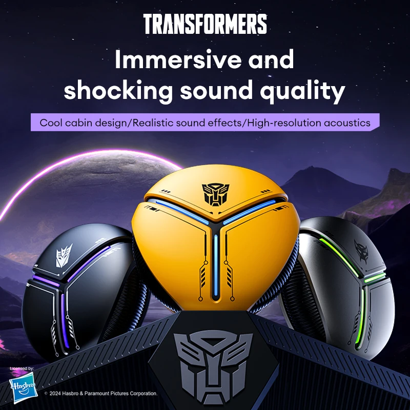 TRANSFORMERS TF-T30 True Wireless Bluetooth Earphones Low Latency Game Headphones HD Call HiFI Stereo Sound Music Earbuds Choice