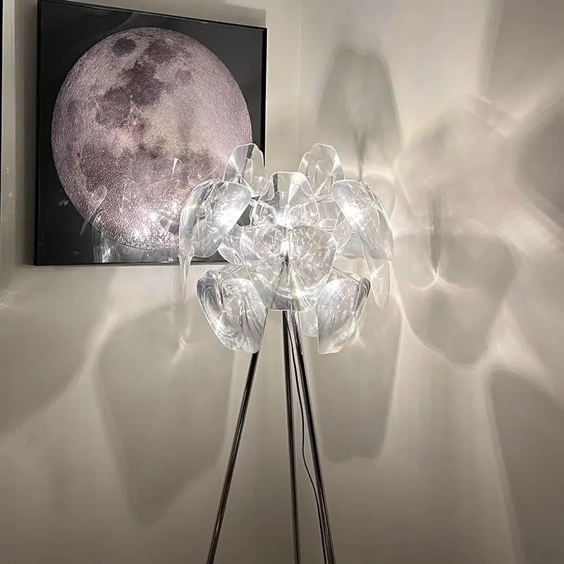 

Nordic light luxury Italian designer living room floor lamp post-modern hotel room model room bedroom bedside