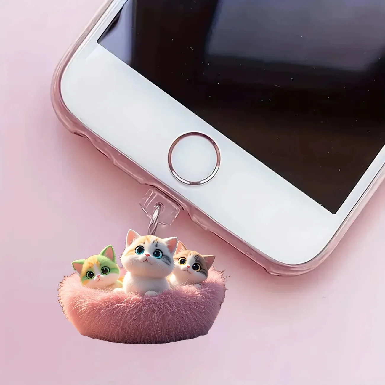 타입-C 더스트 플러그 내구성이 뛰어난 귀여운 더스트 플러그 아이폰 더스트 플러그 모바일 기기용 기능성 안드로이드 폰 아이폰