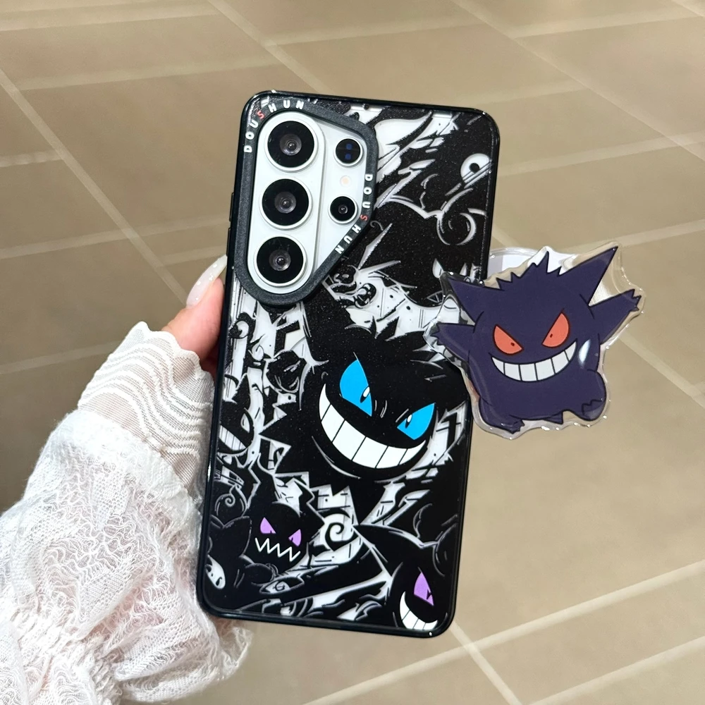 Pocket Monsters Pokémon Gengar Magnetic Holder Magsafe Wireless Charge Phone Case For Samsung Galaxy S26 25 24 23 Ultra Puls
