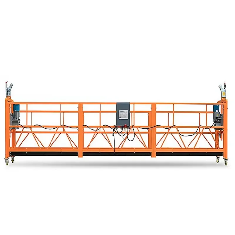 2026 Steel Painting ZLP630 Lifting Gondola Suspended Rope Platform Electric Scaffolding Window Cleaning Machine