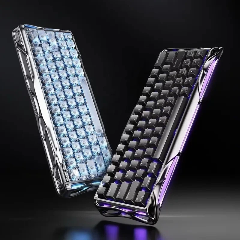 Hot Sale New V60 Pro Deluxe Edition Gaming Keyboard with Keycap Set Hot-Swap 8kHz Polling Rate RGB Aluminum