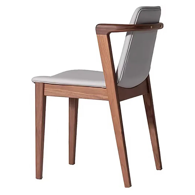# Modern Solid Wood Stackable Dining Chairs with Nordic Backrest Durable Home Furniture