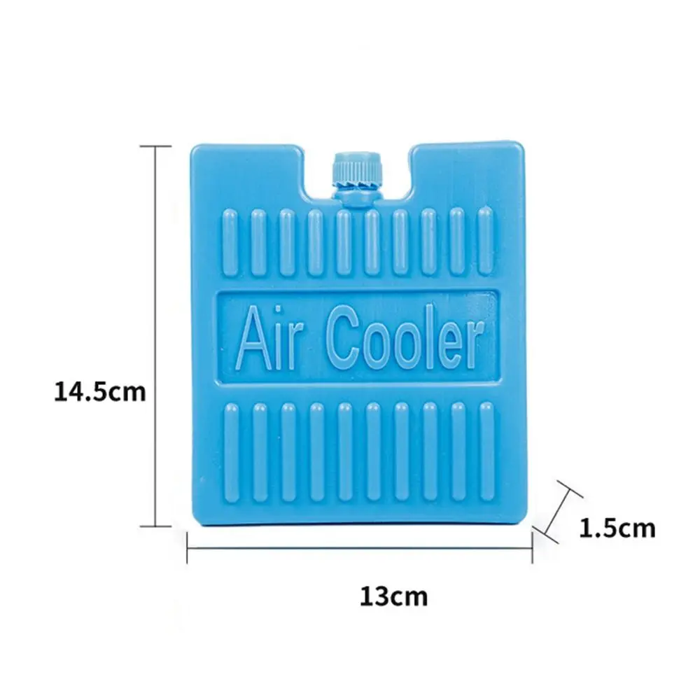 1/2/3 قطعة صندوق ثلج جديد من البولي ايثيلين قابل لإعادة الاستخدام إبقاء تكييف الهواء الطازج مروحة صندوق كريستال الثلج التبريد لوح الثلج الطازج