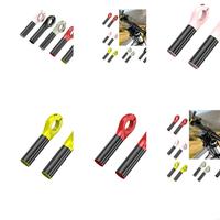 340F 1 Pair Bicycles Bar Ends Mountain Road Bike Bar Ends, 22.2mm Carbon Fiber Bar Ends Handlebar Bar End Bike Bar Extender