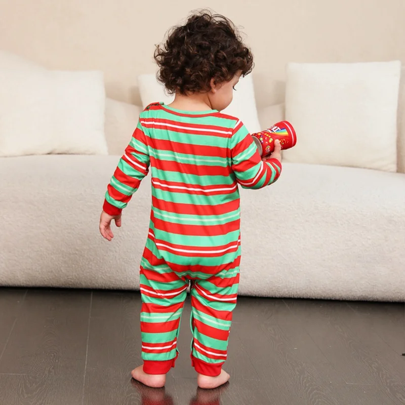 Family Matching Clothes Parent-child Wear Fashion Soft and Loose Cute Christmas Home Wear Warm Family Pajamas Sets