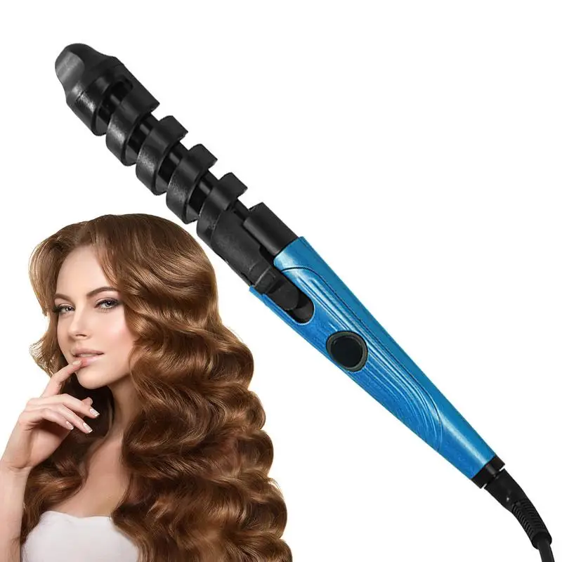 Automatic Hair Curler Rechargeable Detangling Curling Stick Fast Heating Waver Hair Tool For Long Short Thick Straight Hair