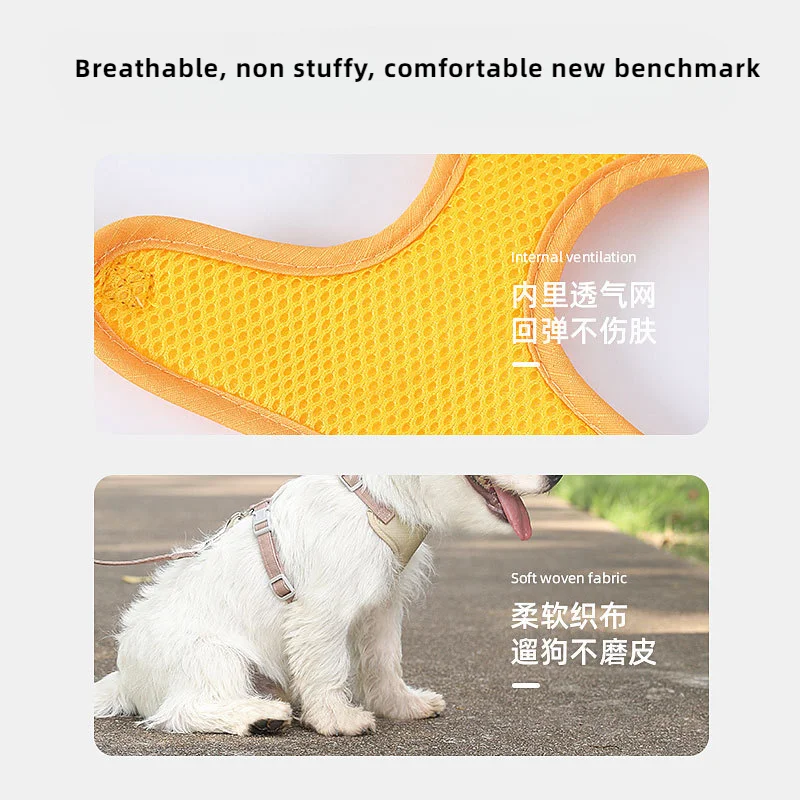 Cat Traction Anti Slip Out Special Walking Vest Style Chain Small Milk Cat Rope I-Shaped toy harness guinzaglio collari imbracature