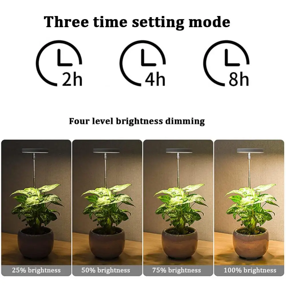 실내 식물 성장 조명용 Usb LED 식물 성장 램프, 식물 성장 조명, 5v