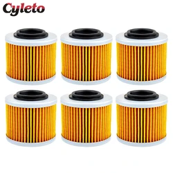 2/4/6 Pcs Motorcycle Oil Filter for BMW F650 Funduro F650CS F650GS Darker F650ST G 650 Xchallenge Xcountry G650X G650GS Sertao