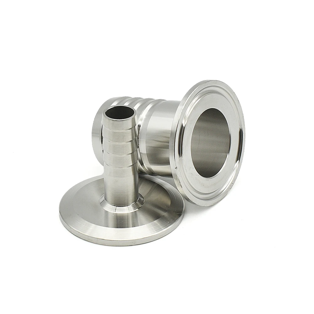 Tubo de aço inoxidável Tri Clamp, Mangueira sanitária Barb, SS304 316L, 6 8 10 12 14 16 19 25 32 38mm, 0.5 1 1.5 2 \