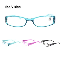 Eso Vision Reading Glasses Small Woman's Readers Crystal Stones Glasses For Women Designer Eyeglasses 175099 150 200 250 300 350