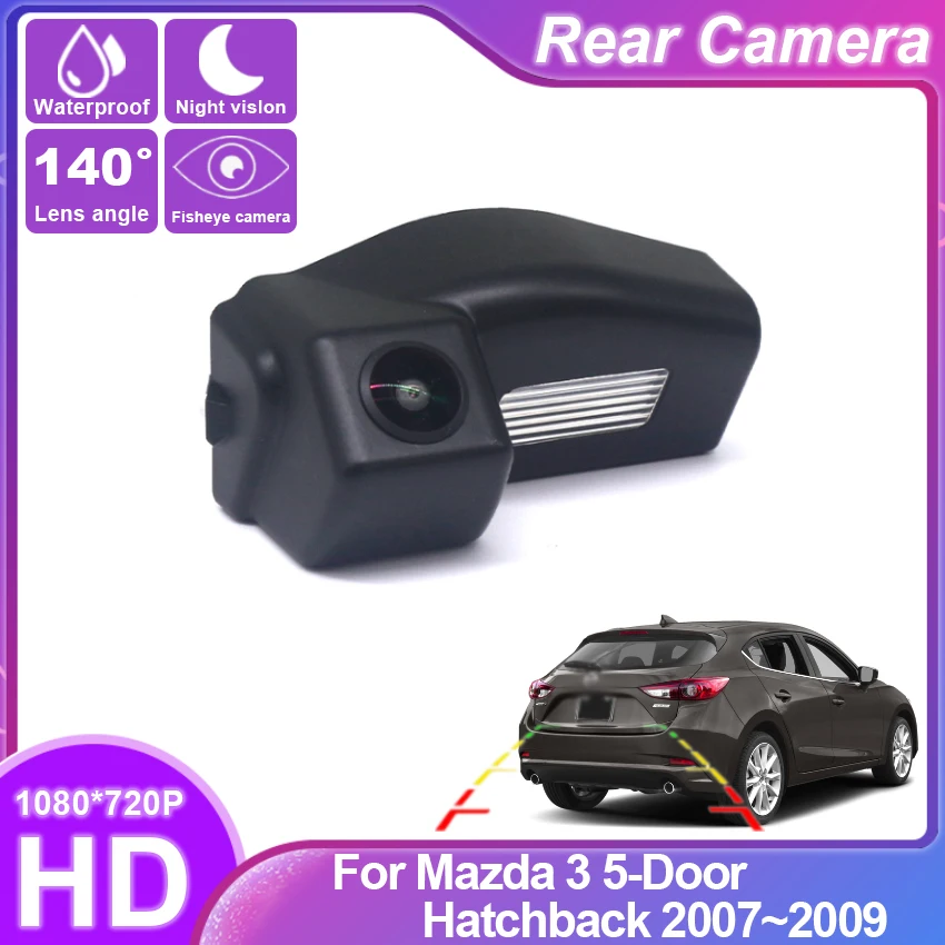 Special car Fish Eyes Night Vision Waterproof Car Reversing Back Up Camera CCD HD For Mazda 3 5-Door Hatchback 2007 2008 2009