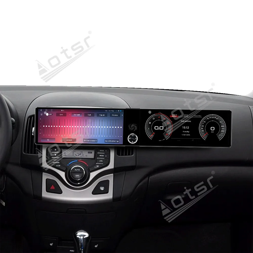 

12.3'' HD Dual Screen Car Radio For Beijing Hyundai i30 2006-2012 Car Multimedia Video Player GPS Navigation Carplay Unit DSP