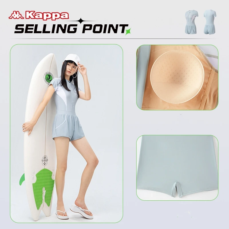 المرأة المهنية قصيرة/طويلة الأكمام مقاوم للماء تصفح رياضي رفع ملابس السباحة الجبهة زيبر سريعة الجافة الاستحمام الشاطئ ملابس السباحة