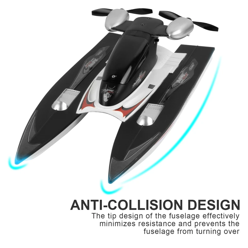 Barco teledirigido FY616, 2,4 Ghz, 35 Km/H, barco de carreras teledirigido de alta velocidad, barco de juguete con Control remoto para niños y adultos