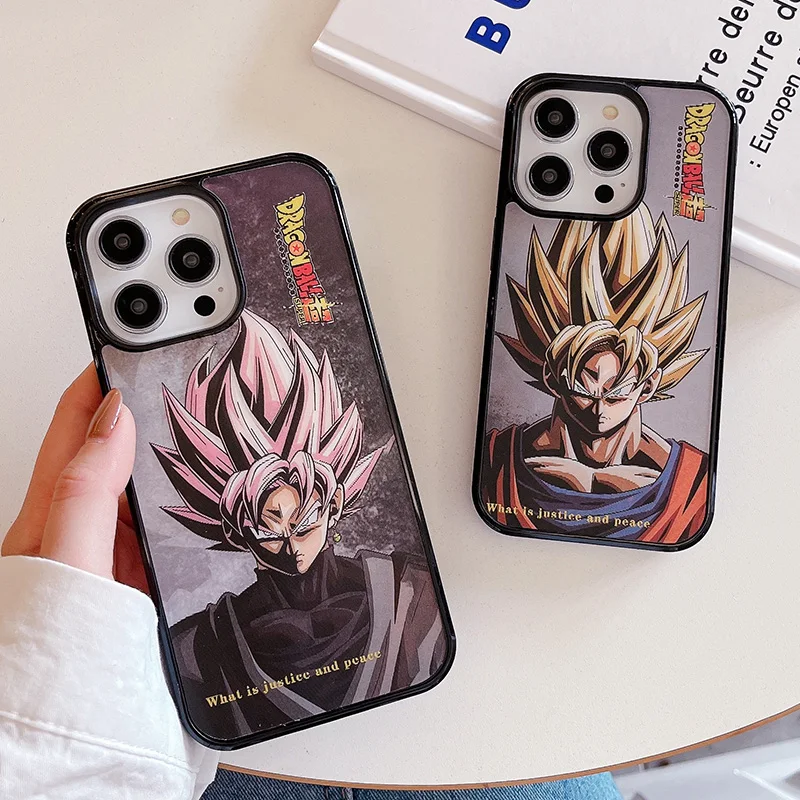 Luxury Dragon Ball SonGoku Magsafe Case For iPhone 16 15 14 13 12 11 Pro Max Plus Cartoon Anime Magnetic Wireless Charge Cover