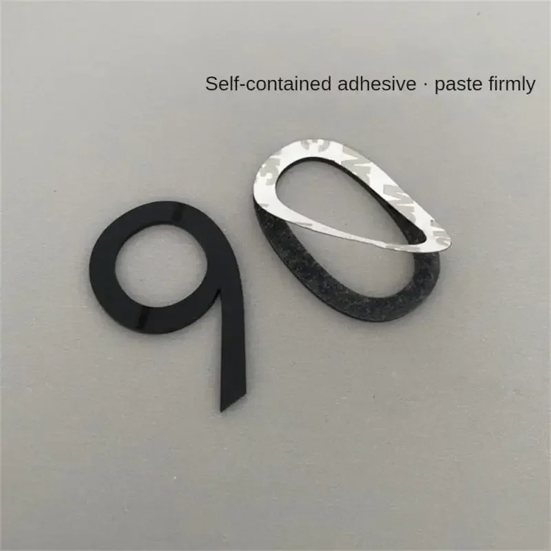Self Adhesive 3D Number Stickers House Room Door Number Plate Sign Home Apartment Cabinet Table Mailbox Door Numbers Tools