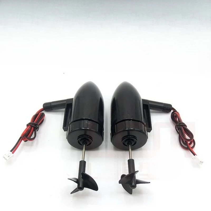 1Pair 7.4V Underwater Thruster 13000RPM ROV Propulsor 390 Brushed Motor Engine 26mm 3-blade Propeller DIY for RC Bait Boat Parts
