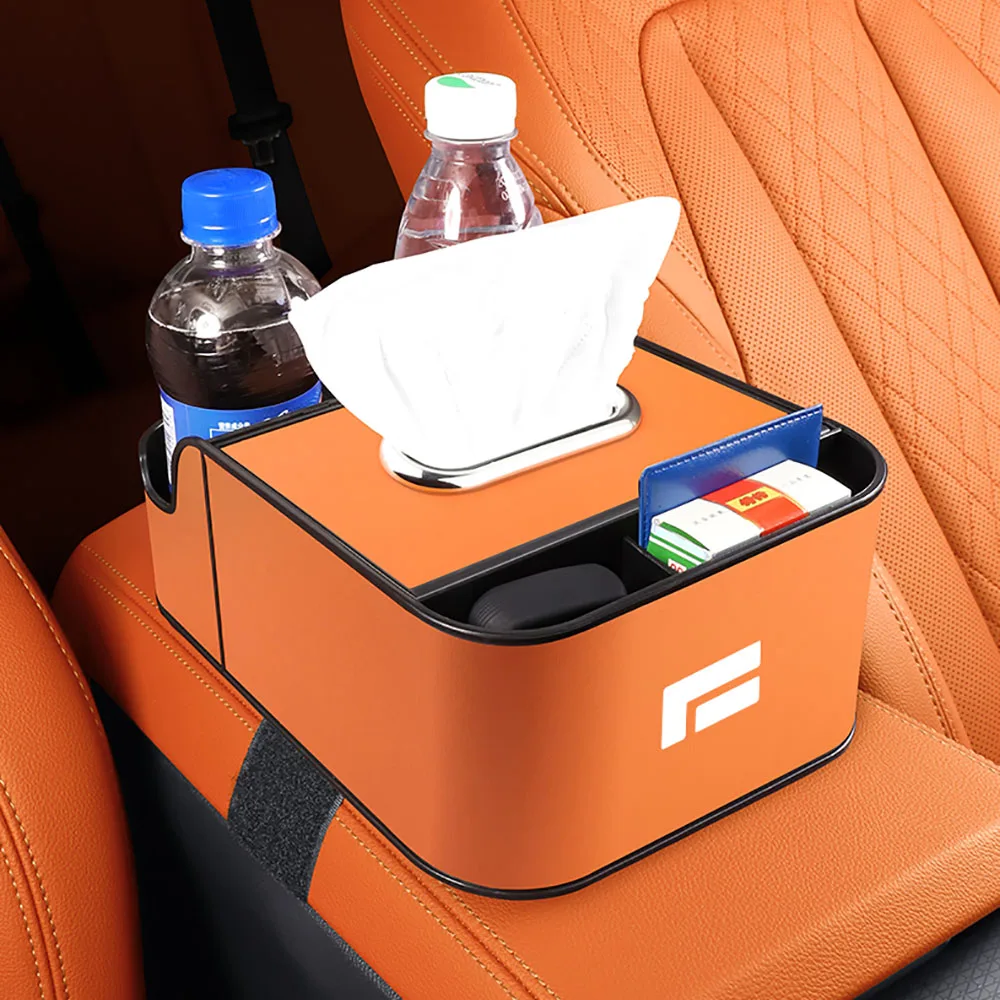

Car Mounted Multifunctional Tissue Cup Storage Box Fit For Baic Jishi Rox 01 Polestone 01 Armrest Box Storage Box Accessories