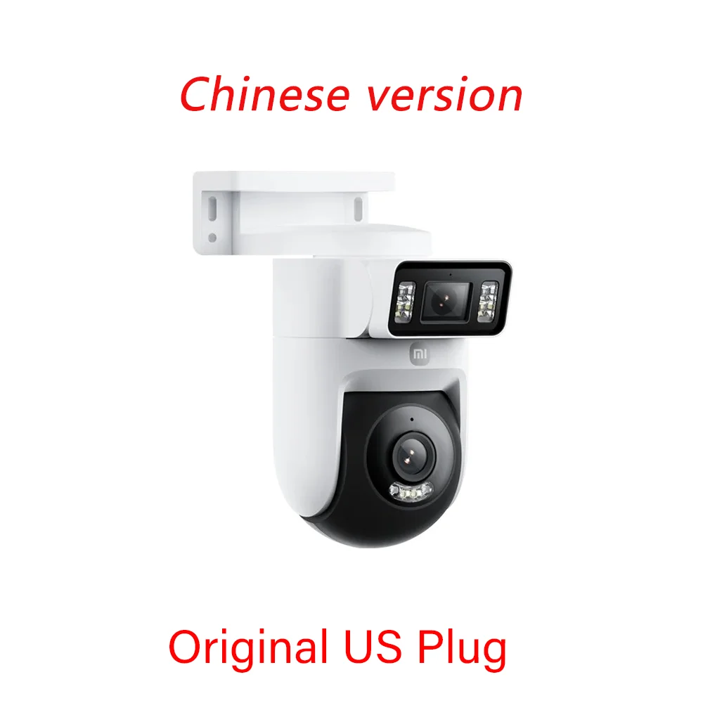 Nouvelle caméra extérieure Xiaomi 4 à double objectif 5MP 3K HD, surveillance panoramique à double v